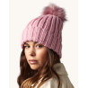 BONNET À POP POM EN MAILLE ÉPAISSEB413Beechfield
