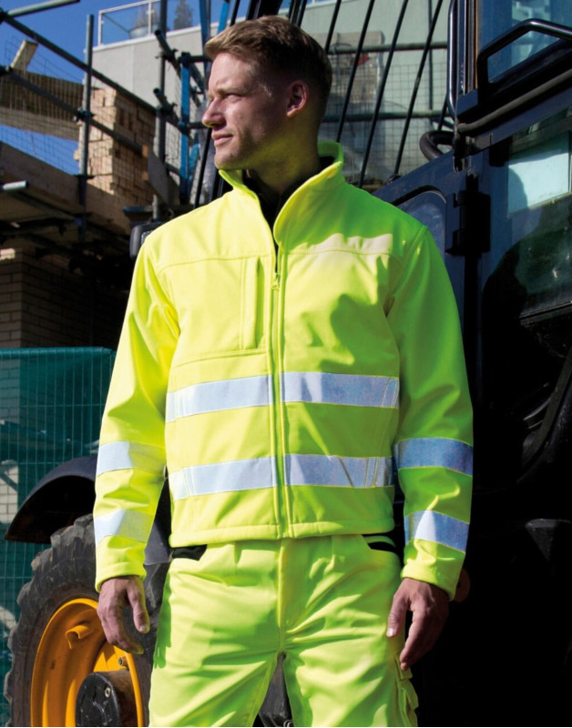 VESTE SOFTSHELL HAUTE VISIBILITÉR117Result Safe-Guard