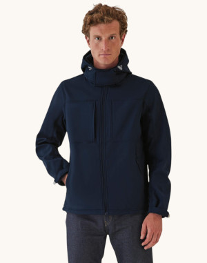VESTE SOFTSHELL HOMME À CAPUCHEJM950B&C