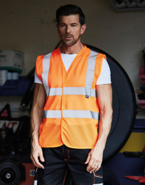 GILET SÉCURITÉ FLUO CLASS 2HVW120Yoko