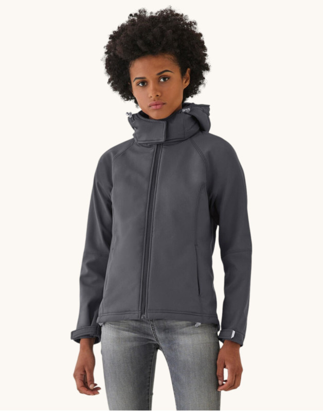 SOFTSHELL FEMME À CAPUCHEJW937B&C