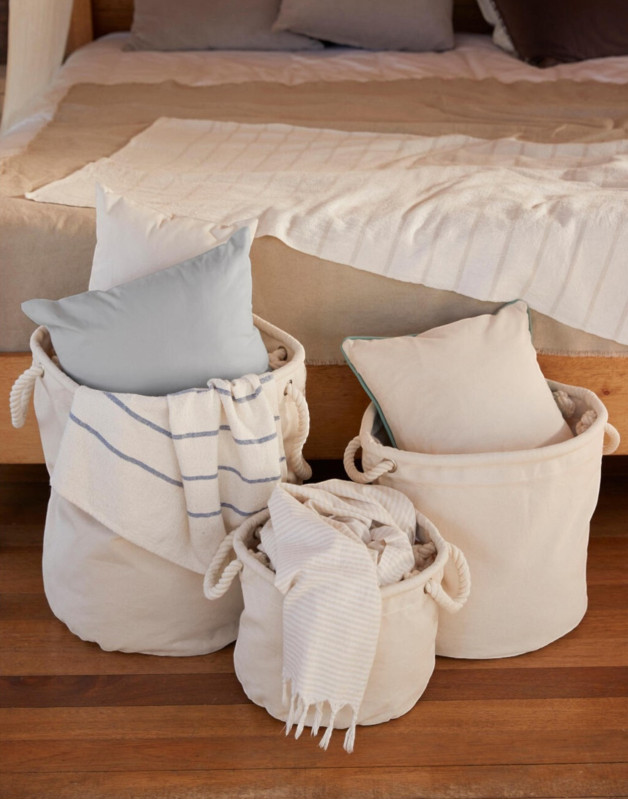 PANIER DE RANGEMENT EN TOILEW580Westford Mill