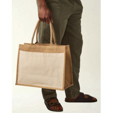 CABAS JUTE ET POCHE EN COTONW427Westford Mill