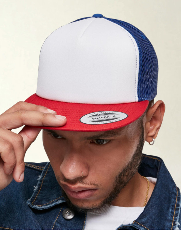 CASQUETTE MOUSSE FAÇADE BLANCHE6005FWFlexfit