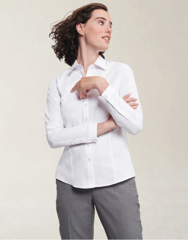 CHEMISE À CHEVRONS ML FEMMER-962F-0Russell Collection