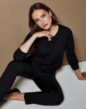 CARDIGAN ARUNDEL COL ROND FEMMEKK355Kustom Kit