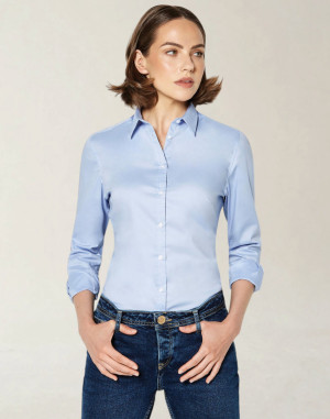 CHEMISE OXFORD LS AJUSTÉE FEMMEKK782Kustom Kit