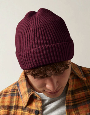 BONNET MAILLE CÔTELÉE PINCES INVISIBLESB380Beechfield