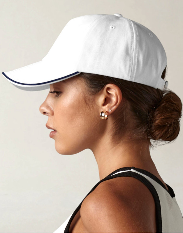 CASQUETTE AUTHENTIC VISIÈRE PASSEPOILÉEB25cBeechfield