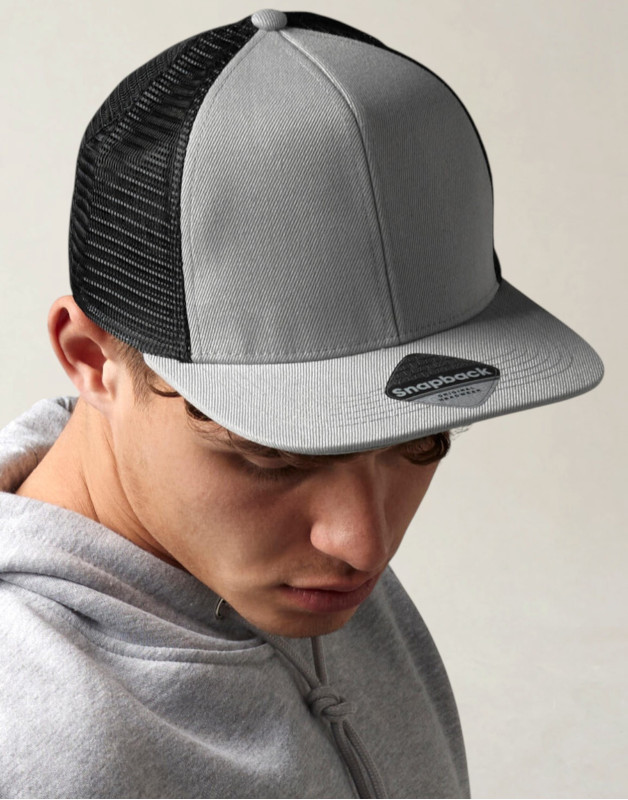 CASQUETTE FILET ORIGINALE VISIÈRE PLATEB664Beechfield