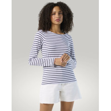 TEE-SHIRT RAYÉ FEMME MARINE01403Sol's