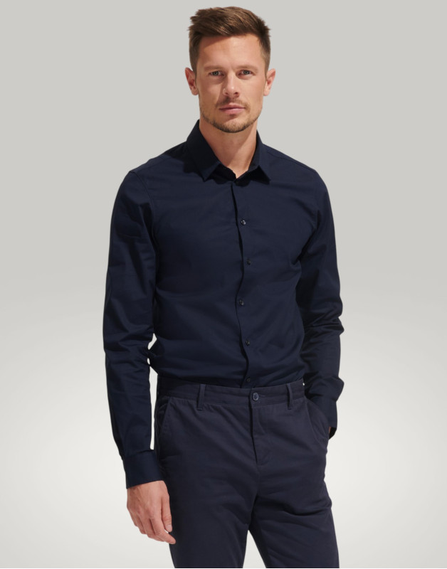 CHEMISE HOMME STRETCH BLAKE01426Sol's