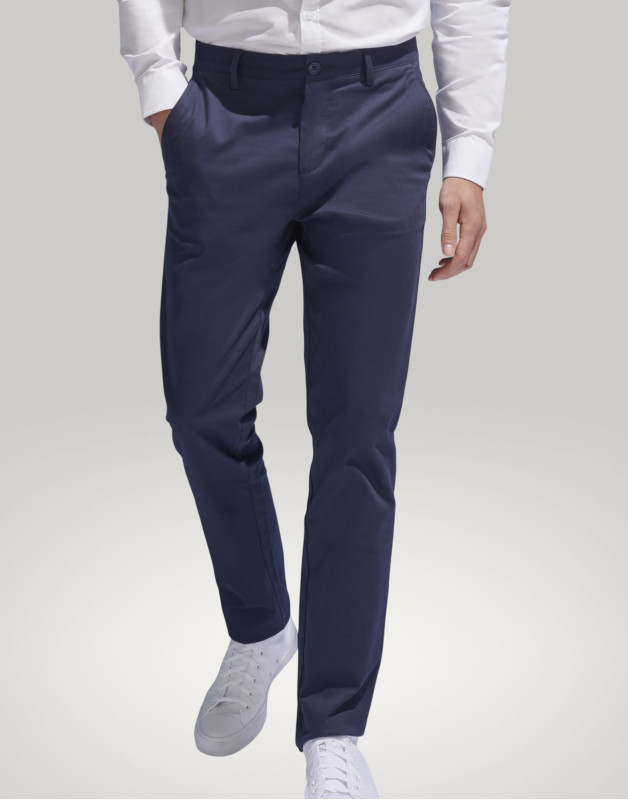 PANTALON STRETCH EN SATIN HOMME02917Sol's