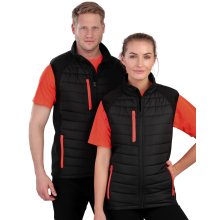 Black Compass Padded Softshell Gilet