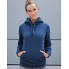 Ladies` Authentic Melange Hooded Sweat