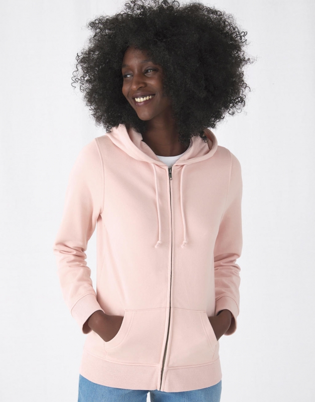 Organic Zipped Hooded /women