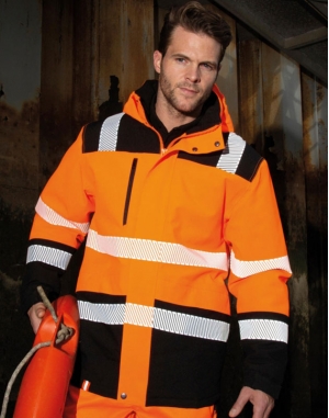 Printable Waterproof Softshell Safety Coat
