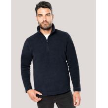 ENZO  MICROPOLAIRE COL ZIPPÉ