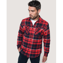 Surchemise à carreaux doublée sherpa