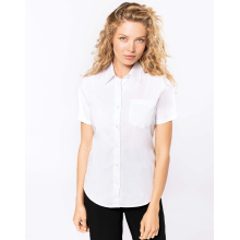 CHEMISE POPELINE MANCHES COURTES FEMME