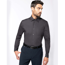 CHEMISE POPELINE MANCHES LONGUES