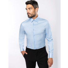CHEMISE AJUSTÉE MANCHES LONGUES SANS REPASSAGE