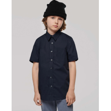 CHEMISE POPELINE MANCHES COURTES ENFANT