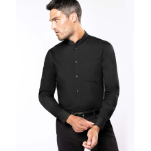 CHEMISE COL MAO MANCHES LONGUES
