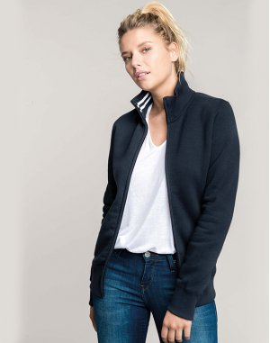VESTE MOLLETON ZIPPÉE FEMME