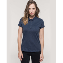 Polo jersey manches courtes femme
