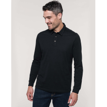 Polo jersey manches longues homme