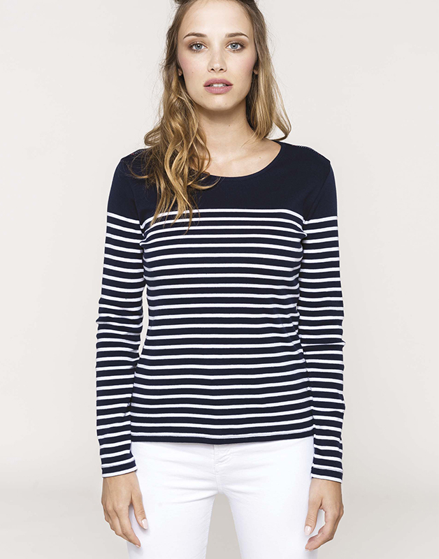 Marinière manches longues femme