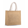 Sac style cabas en toile de jute - modèle moyen
