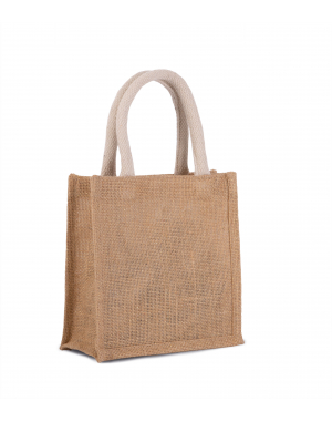Sac style cabas en toile de jute - petit modèle