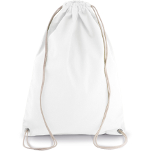 SAC À DOS EN COTON AVEC CORDELETTES
