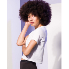 T-SHIRT COURT COUPE CARRÉE FEMME