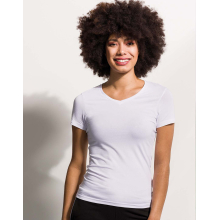 T-SHIRT FEMME COL V FEEL GOOD