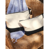 Pochette coton bi-couleur