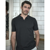 Luxury Stretch V-Neck Polo
