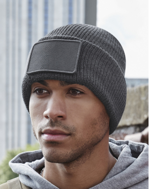 Removable Patch Thinsulate Beanie