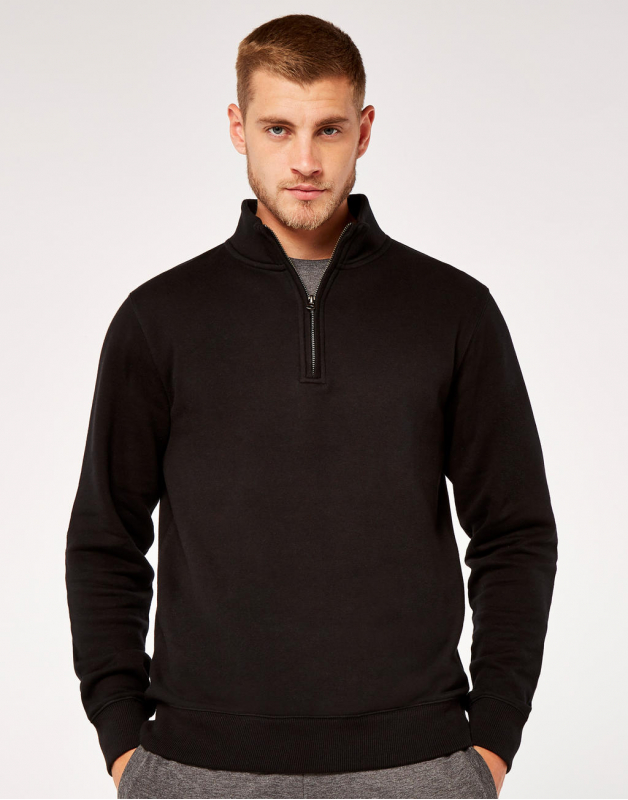 Regular Fit 1/4 Zip Sweatshirt