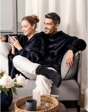 PLAID PONCHO UNISEXE