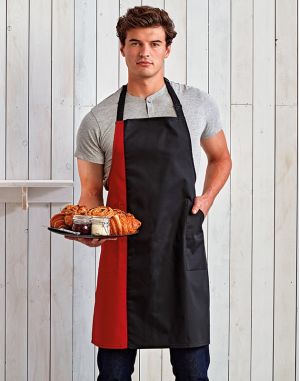 TABLIER BAVETTE BICOLORE