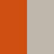 KP137-Rustic Orange / Beige