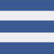 Light Royal Blue / White Stripes