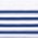 K3034-White / Royal Blue Stripe